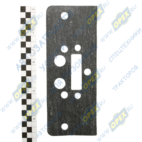 7406-1012100 Прокладка С/Ф; 85х225; 5отв.ф16, масл.фильтра; (1,0) Techno Drive